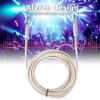 Gold Plated 6.35mm Male to Male Adapter Stereo Extension Audio