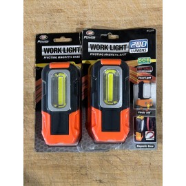 Performance Tool W2326 Heavy Duty 150 Lumen LED Worklight (2 Pack)