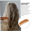 Mikinona Hair Detangling Comb Stylish Sandalwood Double-sided Comb for Hair