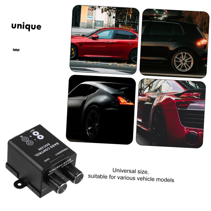 CHILDWEET Bass Knob Control for Car Audio Systems Audio Level