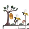 Three Little Bees Windmill Lovely Decorative Metal Bees Windmill for