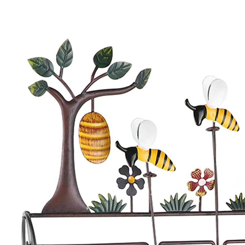 Three Little Bees Windmill Lovely Decorative Metal Bees Windmill for