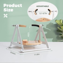 Multi-Purpose Kettle Tipper for Disabled and Seniors, Premium Metal Kettle Tipping Bucket Holder Suitable for Electric Kettle 1.5-2 Liters, Daily Living Drinking Aids for Effortless Pour Every Time