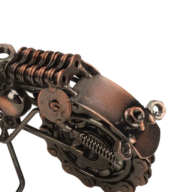 Motorcycle Toy Model Metallic Antique Texture Sturdy Smoothing Durable Metal