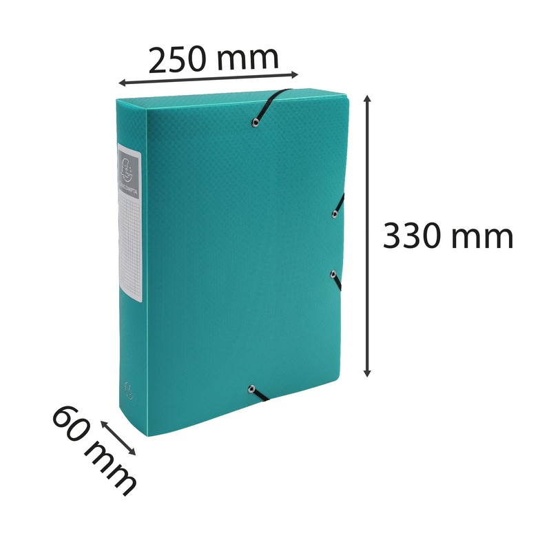 Exacompta 60 mm Uni Filing Box - Green