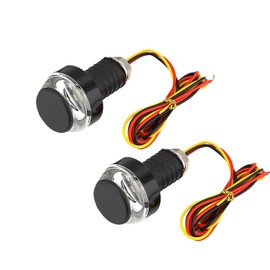 VGEBY Handlebar End Light Turn Signal Side Marker Bike Turn Signal Grip Handlebar for Bike Modification LED Turn Signal