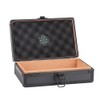 Aluminum Shell Cedar Lined Cigar Humidor Storage Case Portable Gift