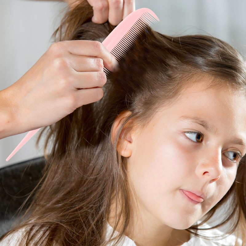 WOFASHPURET Folding Rat Tail Comb, Plastic Tail Comb for Women,