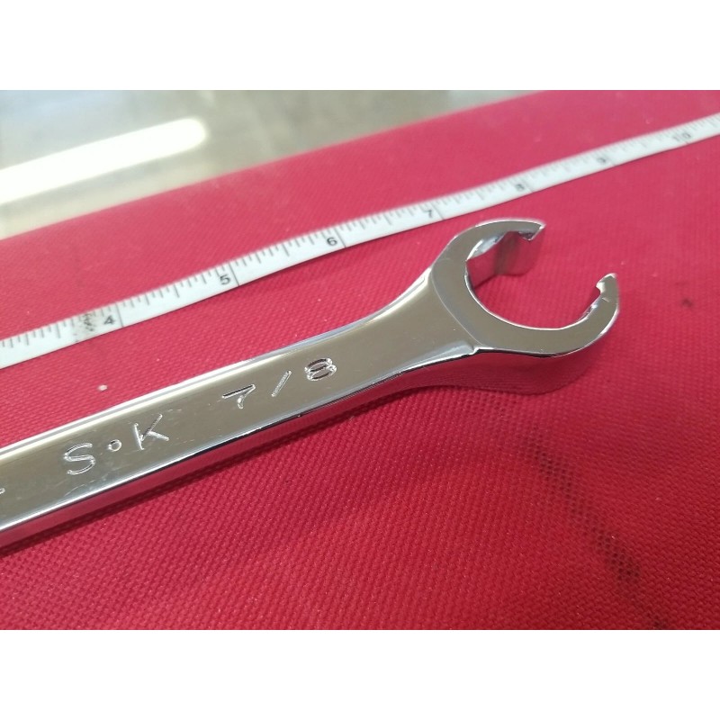 S-K FLARE NUT 6 Pt LINE WRENCH F2428 7/8" X