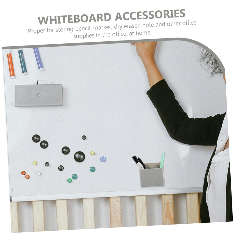 Gatuida 2pcs Whiteboard Pen Holder with Suction Cup Elegant Storage