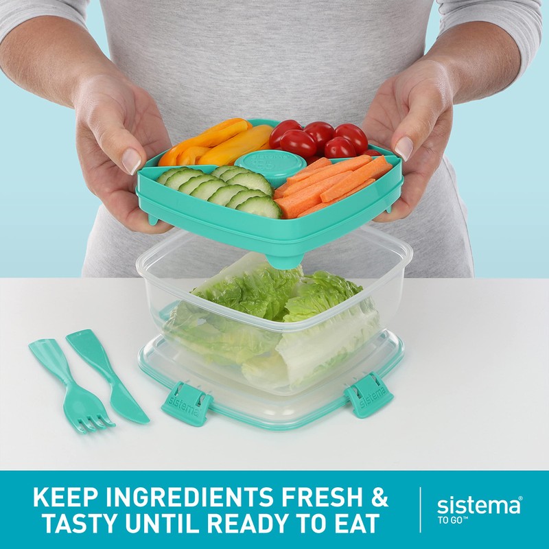 Sistema Salad Max TO GO Lunch Box | 1.63L Food