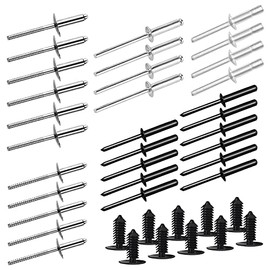 MOSNAI EZGO Rivet Kit Complete OEM Body Hardware with 10 PCS Plastic Fastener Tree Rivets for E-Z-GO TXT Golf Cart Gas/Electric 1995 to Now