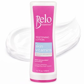 Belo Essentials Body Lotion with Skin Vitamins Lightweight Formula Quick Absorb Soft Texture for Daily Skincare - 200ml
