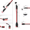 ELFCULB 12AWG SAE to Anderson Adapter,Solar Connector to SAE Extension