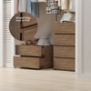 woodtalks Stackable 2 Drawer Dresser, Multi-Purpose Storage Closet Cube Dressers