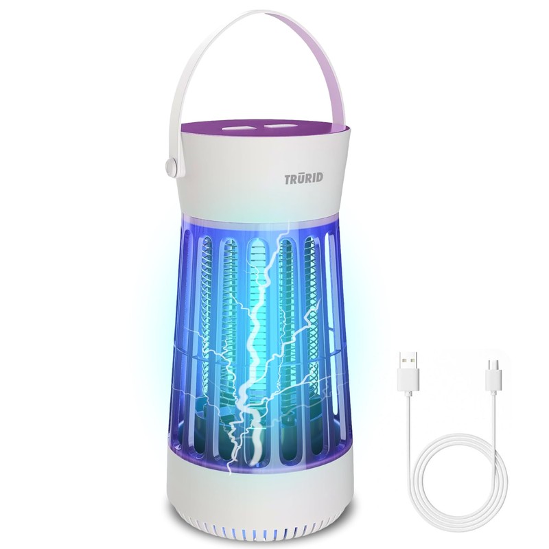 Bug Zapper, Indoor and Outdoor UV LED Mosquito Zapper Trap