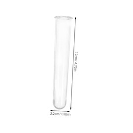 Outanaya 4Pcs Floral Water Tubes for Flower Arrangements Plastic Vials for Plant Propagation Stylish Hydroponic Test Tube Planter Easy Upkeep Root Monitoring for Home Decor