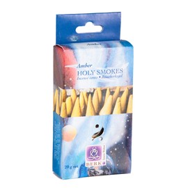 Amber Holy Smokes Incense Cones