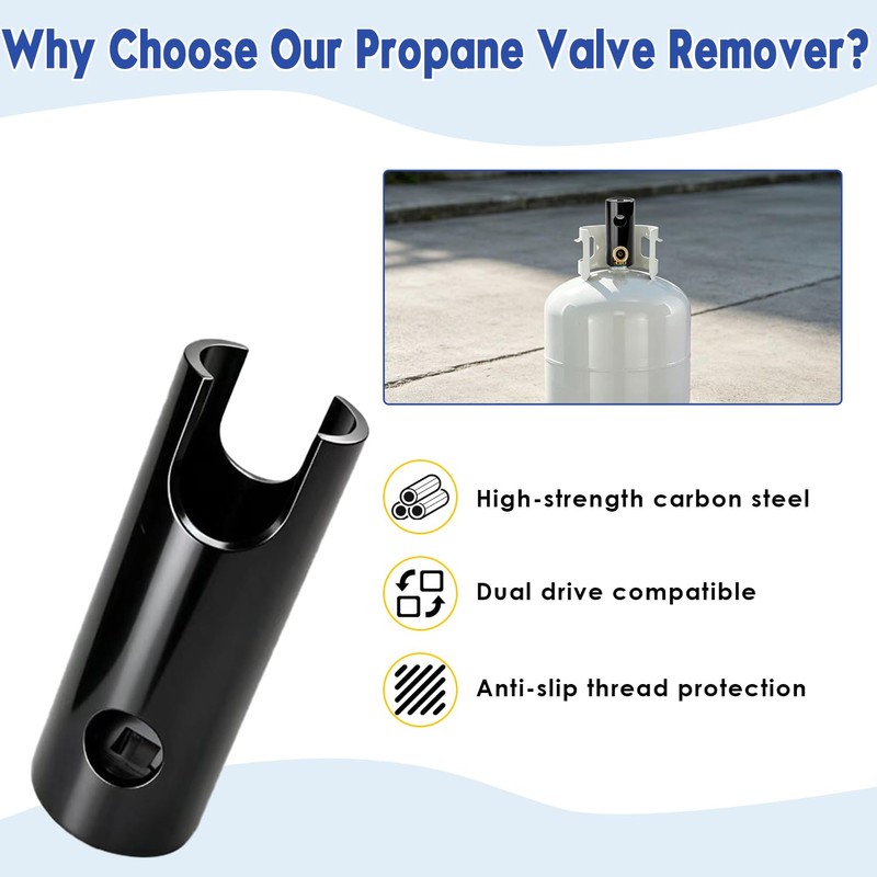 Draviple OPD Valve Removal Tool for 20lb 30lb 40lb Propane