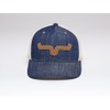 Kimes Ranch Gorra ajustable a presión Lp Trucker, Azul (Denim),