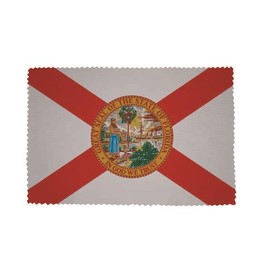 U24 Brillenputztuch Florida Fahne Flagge Glasreinigungstuch Microfasertuch