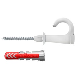 Fisher Plastic Anchor EasyHook Plug & Hook & Screw Set DuoPower 6x30 557923