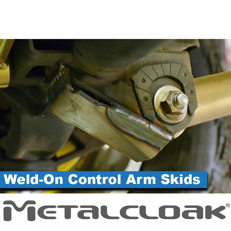 Metalcloak Lower Front Control Arm Skid Plates for Jeep Wrangler