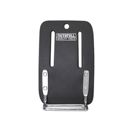 Faithfull Black Leather Tool Belt Plier Holder