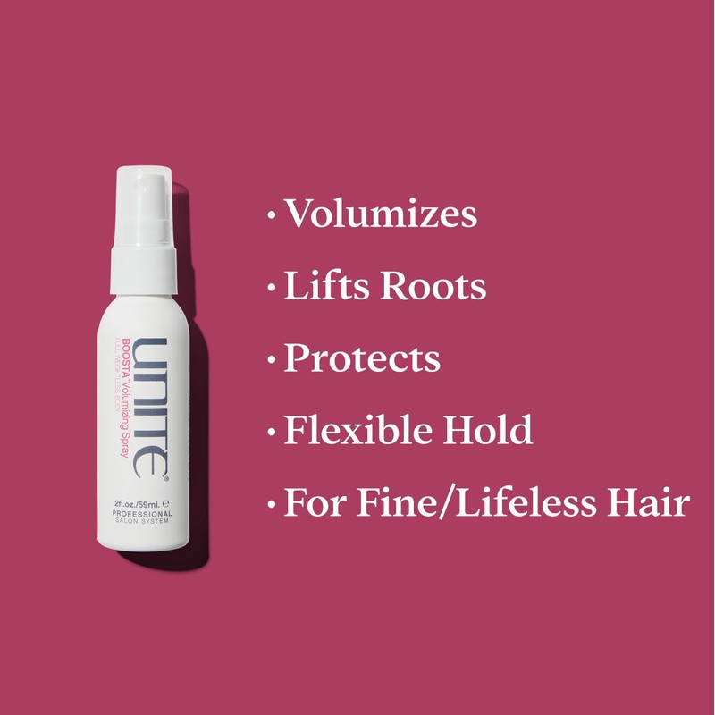 UNITE Hair – BOOSTA Volumizing Spray – Travel-Size Heat-Activated Root