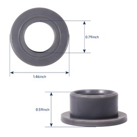 Replacement WD12X26146 Dishwasher Wheels for GE Profile Compatible with WD28X27241 WD12X10435 WD12X10439 WD12X10446 WD28X27241 AP6989036 4959000 PS16217024 Lower Dishwasher Rack Wheels 4pcs, Gray