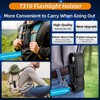 6-Pack Flashlight Holster T306~T410,Tactical Flashlight Holster, Flashlight Pouch Holster, Nylon Flashlight Torch Pouch（Holster 6Set）