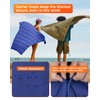 KingCamp Ultralight Camping Blanket, Packable Down Alternative Puffy Wearable Blankets