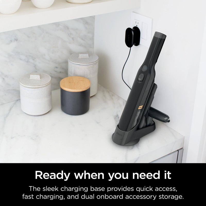 Shark WANDVAC Cordless Hand Vac, Lightweight, Versatile and Portable at