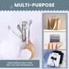 Suyar Brushed Nickel Bathroom Towel Hook, Solid Metal Robe Holder