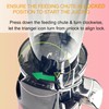 Qvin Cold Press Juicer Machine, Masticating Slow Juicer For Vegetable
