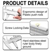 Rierousy Stainless Steel Vernier Caliper 150 mm Precision Caliper with