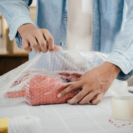 Rollo Burbuja 90mts X 30cm Plástico Poli Burbuja Chica 3/16 (1-BURBUJA)