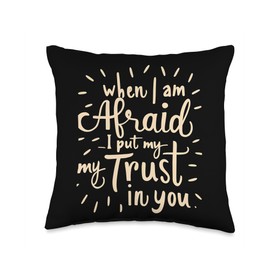 Jehovah's Witness 2024 Year Text Psalm 56:3 JW ORG JW Throw Pillow