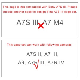 Tilta TA-T17-FCC-G: Grey Camera Cage for Sony A7II / A7III / A7SII / A7R II / III / IV / A9 with Mounting Points and Optional Power Supply