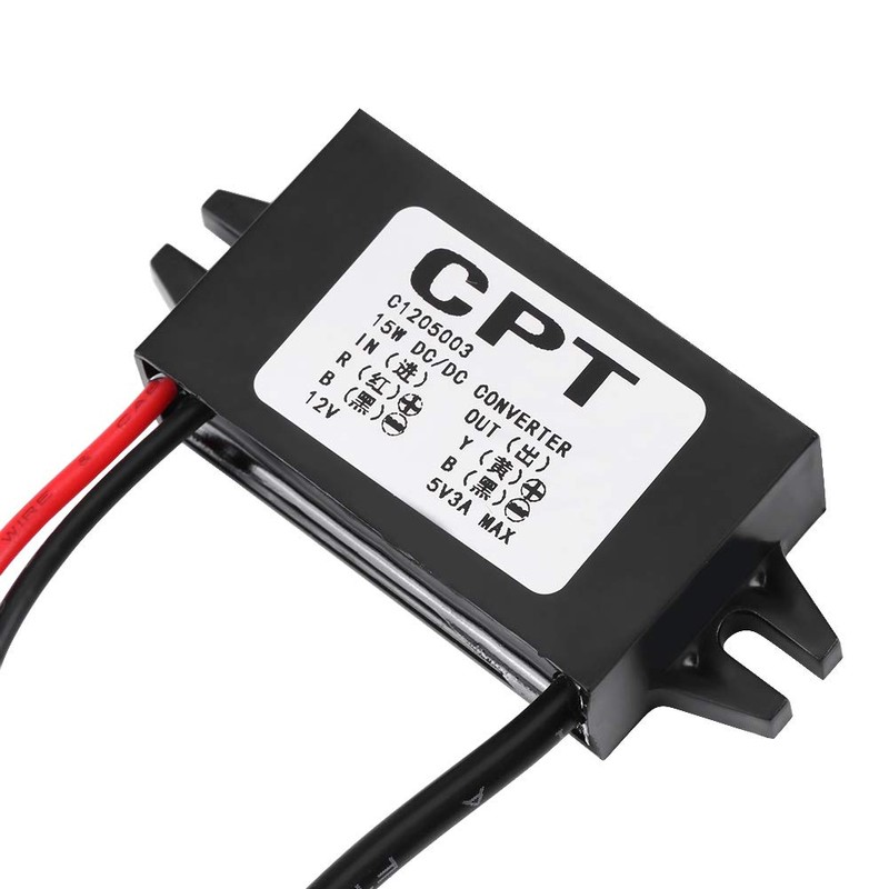 Micro USB Voltage Converter, DC-DC 12V to 5V 3A Micro