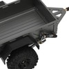 RC Car Hitch Trailer Aluminum Alloy Antislip Rubber Tire Rustproof
