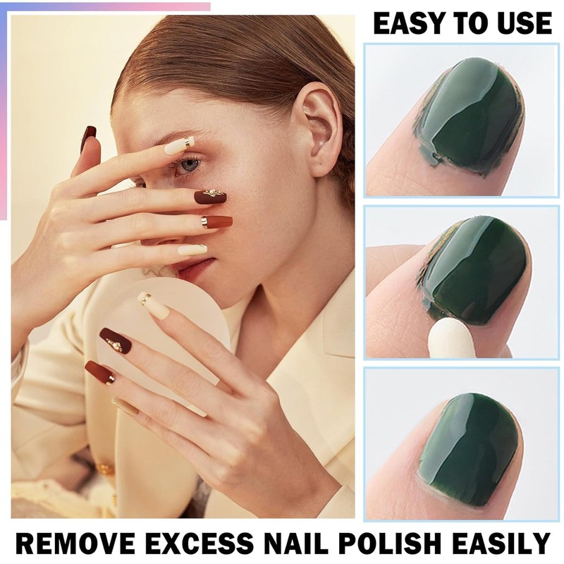 Nail Polish Corrector Pen, 4Pcs Nail Polish Remover Tool with
