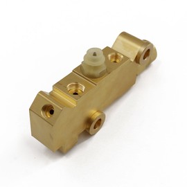 UTSAUTO - Válvula de distribución de frenos PV4 de latón, válvula combinada de disco y sistema de frenos de disco