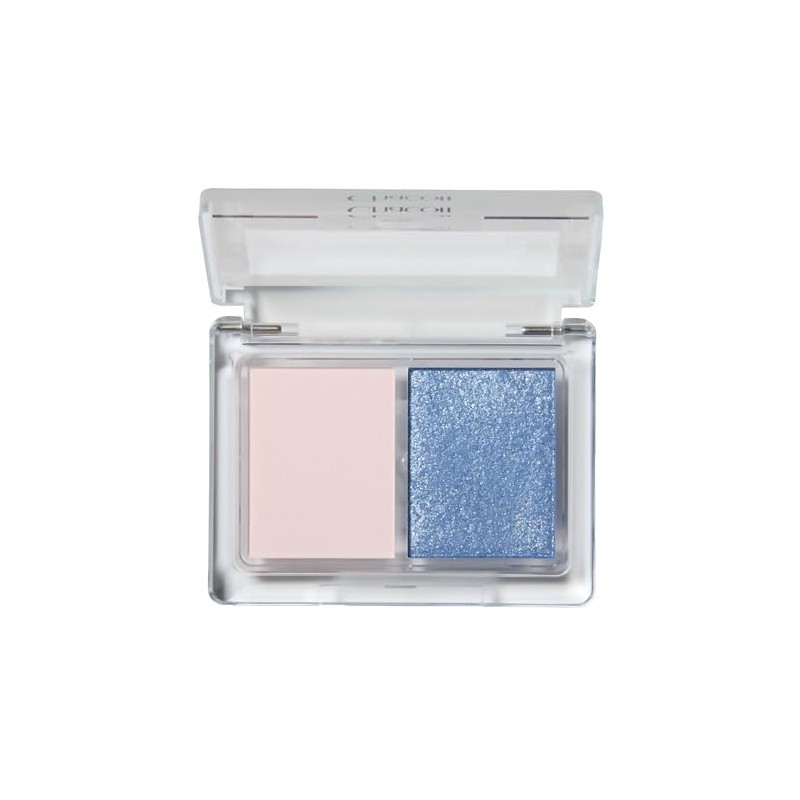 Chacott Eyeshadow Duo 602 White Milk Tea x Blue
