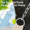 Sunnydaze Cotton Rope Double Hammock for Outside - 450-Pound Capacity