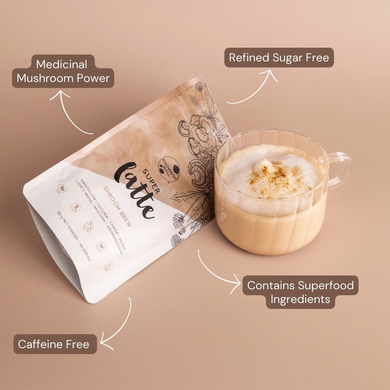 Knowrish Well-Shroom Brew Super Latte 90g