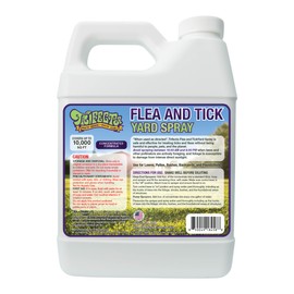 Trifecta Outdoor Flea & Tick Yard Spray Concentrate | All Natural Flea and Tick Spray for Yards with Essential Oils | Pet and Family Safe | Concentrated Formula For Hose-End Sprayers and Pumps (16 oz)