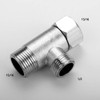 REWEE Bidet Connector,SOLID Brass T-adapter, 3-way Tee Connector for Handheld