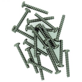 D3 (3mm x 10mm) Pozi Pan Screws for Plastic (Trilobular) - Stainless Steel (A2) (Pack of 20)
