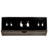 MRCUFF Penguin Black White Tuxedo Cufflinks & Studs Formal Set